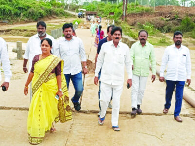 Chairperson and Councilors inspected the Penuballi Bridge