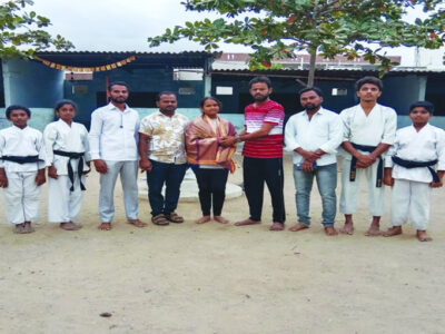 Selection for state level karate competitions