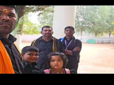 The management did not allow the girl wearing Ayyappa mala to enter the school