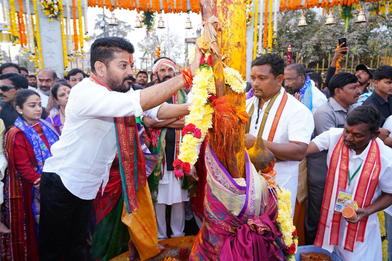 cm revanth about medaram jathara