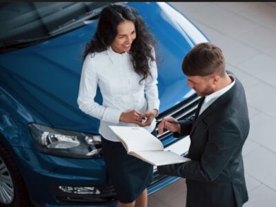 new vehicle registration in showroom