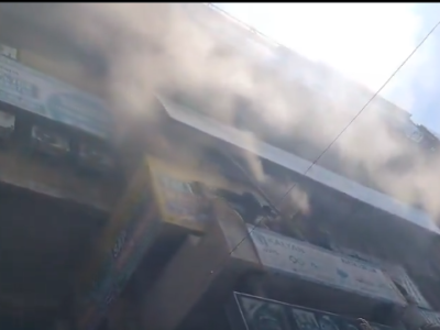Fire breaks out at Aditya Enclave