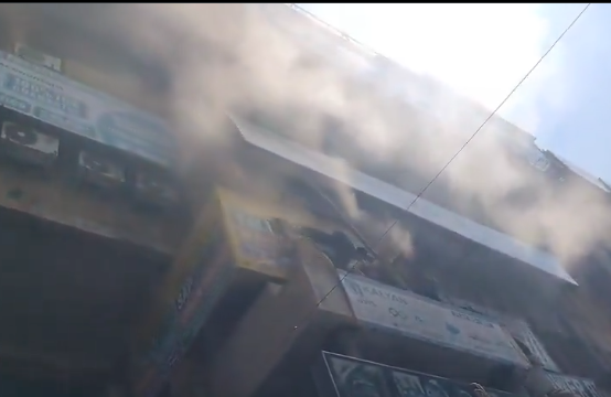 Fire breaks out at Aditya Enclave