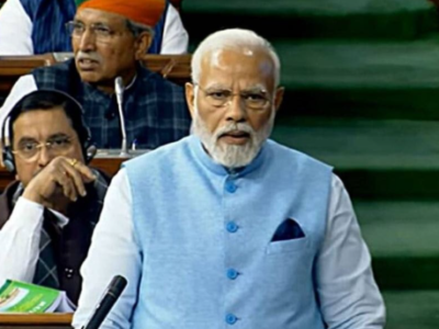modi in loksabha