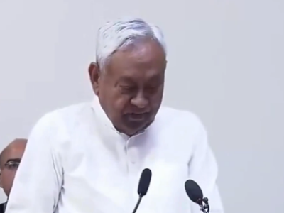 nithish kumar takes oath as rs member