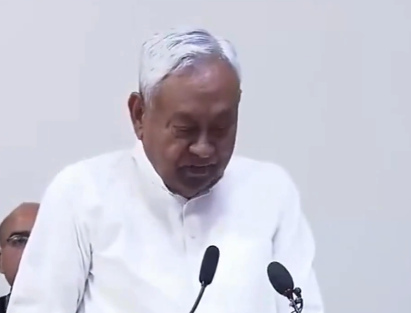 nithish kumar takes oath as rs member