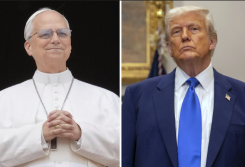 trump vs pope