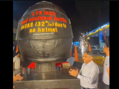 sarvejana foundation bahubali helmet