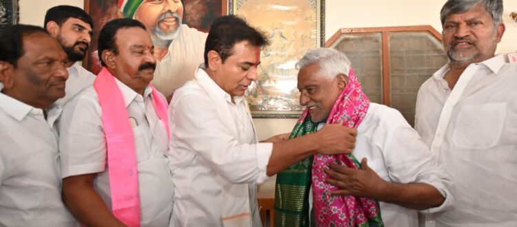 jeevan reddy joins brs