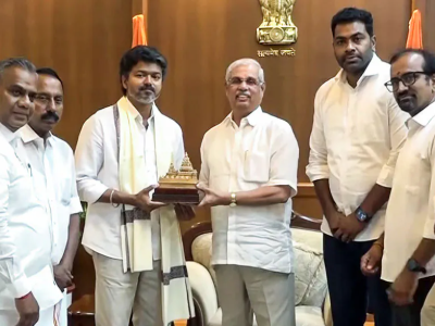vijay meets governor agian