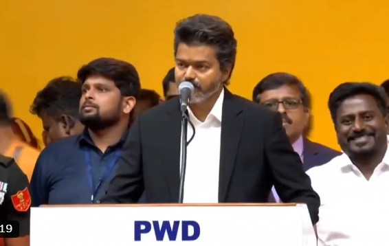 vijay swearing in ceremony