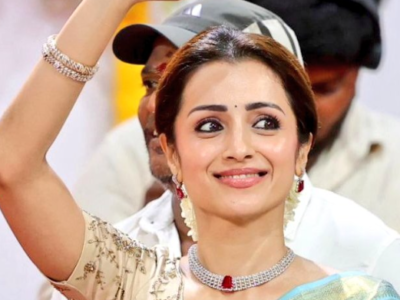 trisha at vijay oath taking ceremony