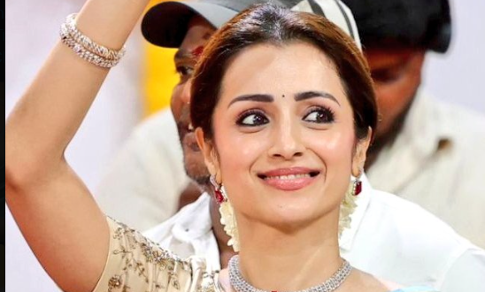 trisha at vijay oath taking ceremony