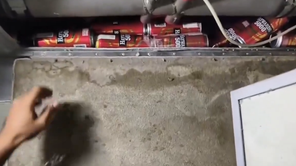 liquor smugling in trains